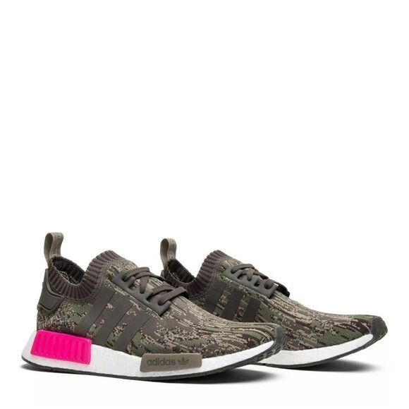 adidas NMD R1 Primeknit 'Utility Grey Camo' BZ0222 Rare Mens 13 US 12.5 UK 48 EU - Picture 2 of 10